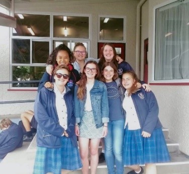 Blog Maaike foto school uniform uitwisseling Nieuw Zeeland